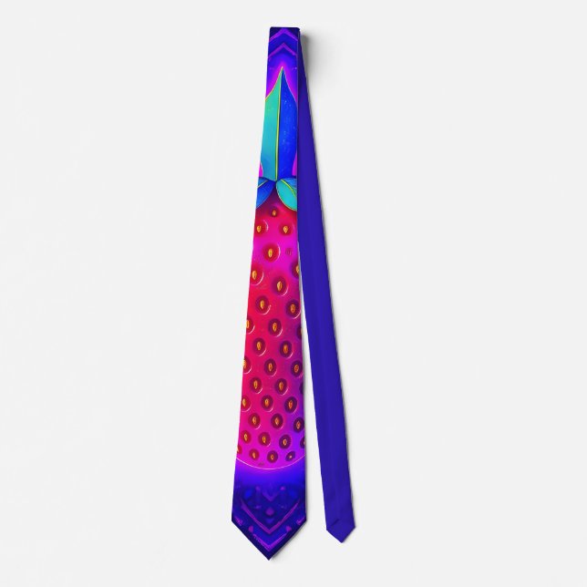 Neon Strawberry vivid Look Tie (Front)
