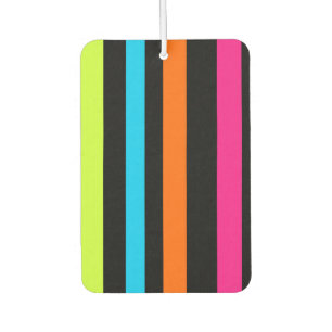 Neon stripes air freshener