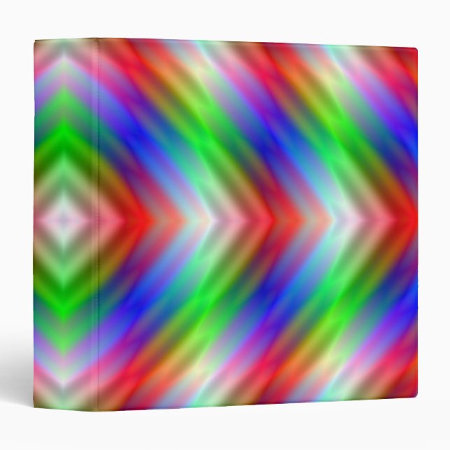 Neon Stripes Binder (Front/Spine)