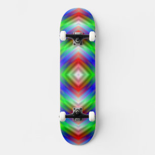 Neon Stripes   Skateboard