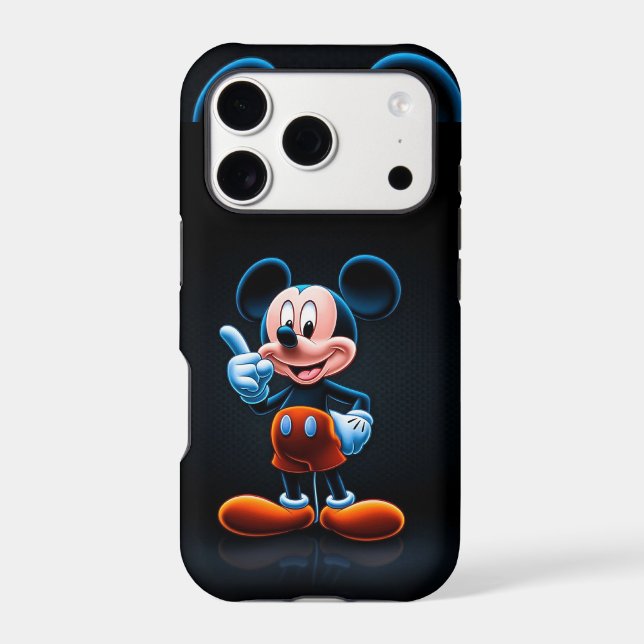 Neon Style Cute Mouse (Back)