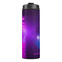 Neon Subway Vaporwave Mug – Retro Cyberpunk Coffee