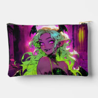 Neon Succubus Demon Anime Girl