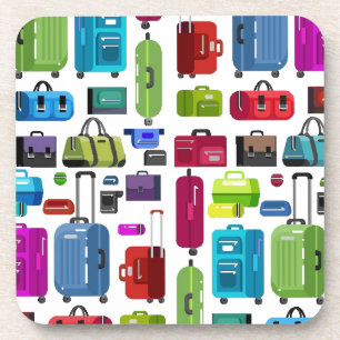 Neon Suitcases Coaster