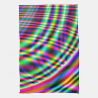 Neon Swirls Kitchen Towel