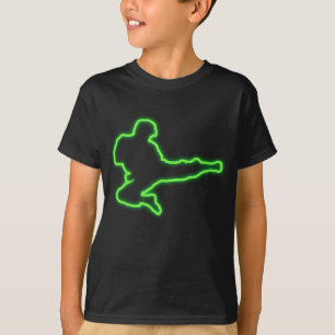 Neon Tae Kwon Do Geometric Retro Gift Idea T-Shirt