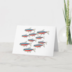 Neon Tetra Card