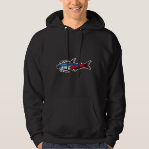 Neon Tetra Fish Hoodie