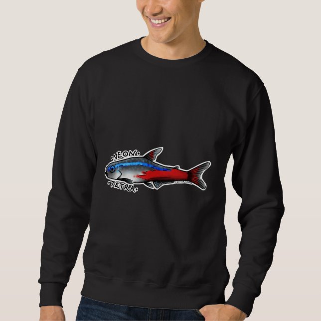 Neon Tetra Fish Sweatshirt (Front)