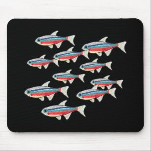 Neon Tetra Mouse Pad