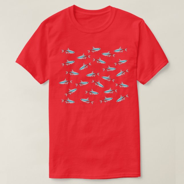 Neon Tetras T-Shirt (Design Front)