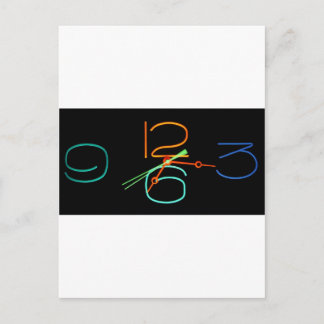 Neon Time Postcard