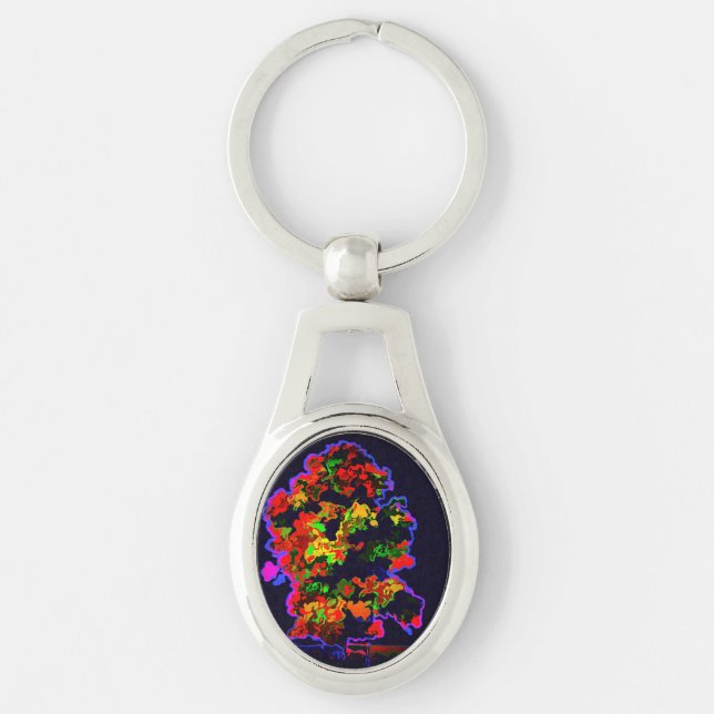 Neon Tree Explosion Keychain (Front)