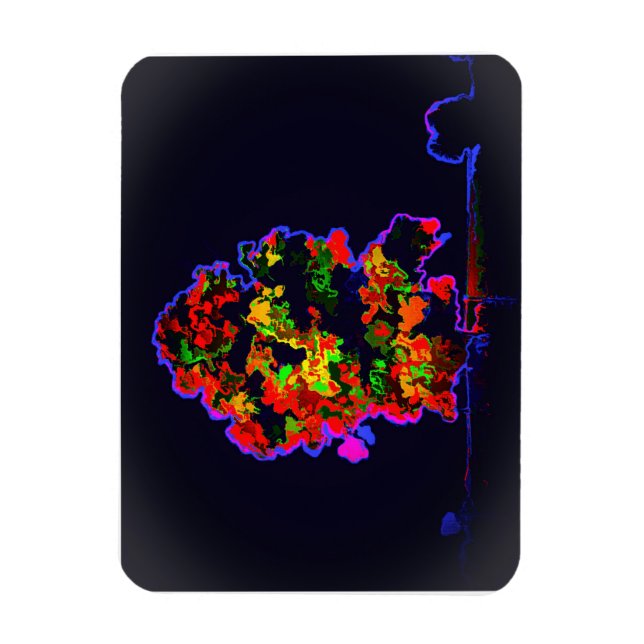 Neon Tree Explosion Magnet (Vertical)