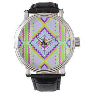 Neon Tribal Dreams Kaleidoscope Watch
