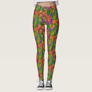 Neon Tulips Leggings
