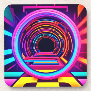 Neon Tunnel Dimensions Coaster