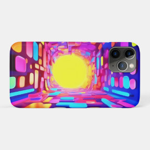 Neon Tunnel: Psychedelic Journey iPhone 11 Pro Case