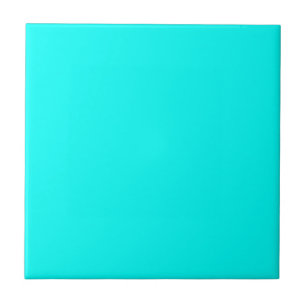 Neon turquoise bright fashionable modern tone tile