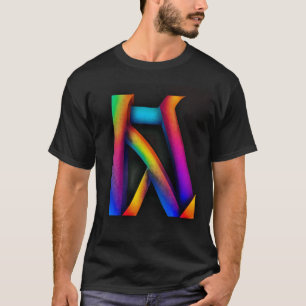 Neon Typography Design - Bright & Bold Text T-Shirt