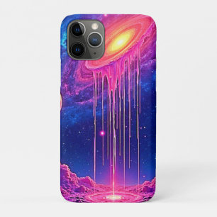 Neon Universe: Dripping Starlight iPhone 11 Pro Case