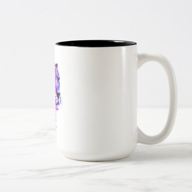 Neon Velocity Two-Tone Coffee Mug (Right)