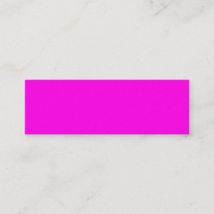Neon Violet Purple Light Bright Fashion Colour Mini Business Card