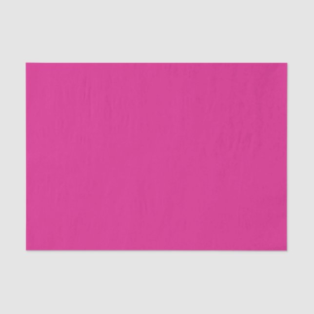 neon vivid pink | solid pink  tissue paper (Front)