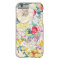 Neon Watercolor Flower iPhone 6 case