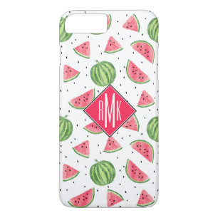 Neon Watercolor Watermelons Pattern Case-Mate iPhone Case