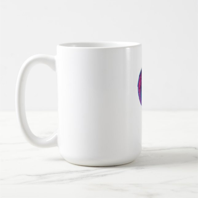 Neon Wings: The Rebirth of Strength Coffee Mug (Left)