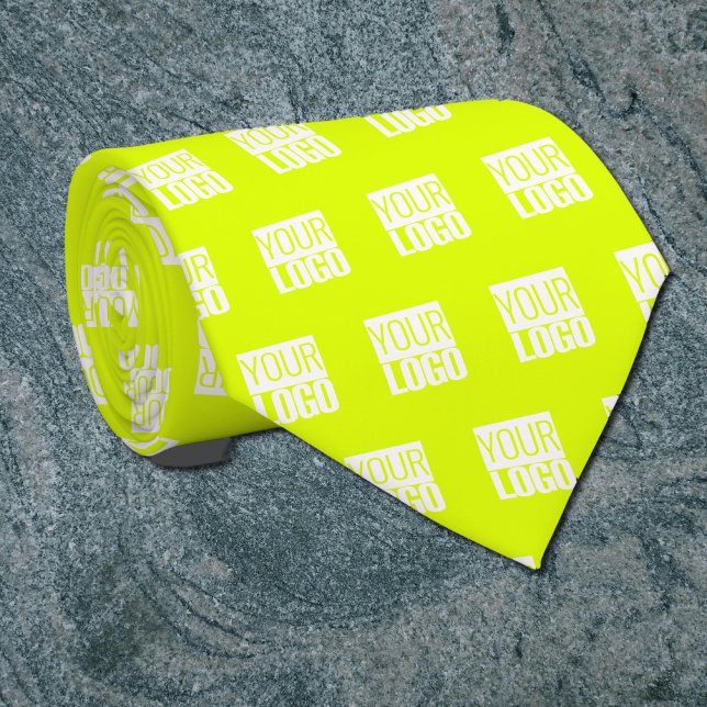  neon  yellow  - add logo tie (Creator Uploaded)