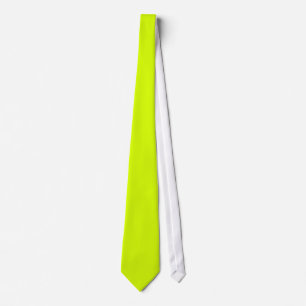Neon Yellow, High Visibility Chartreuse Tie
