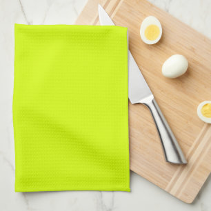 Neon Yellow, High Visibility Kitchen Towel