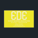 Neon Yellow Minimal Business Card<br><div class="desc">Neon Yellow Minimal design. Personalize and customize. You are welcome to visit my store for more beautiful products.</div>