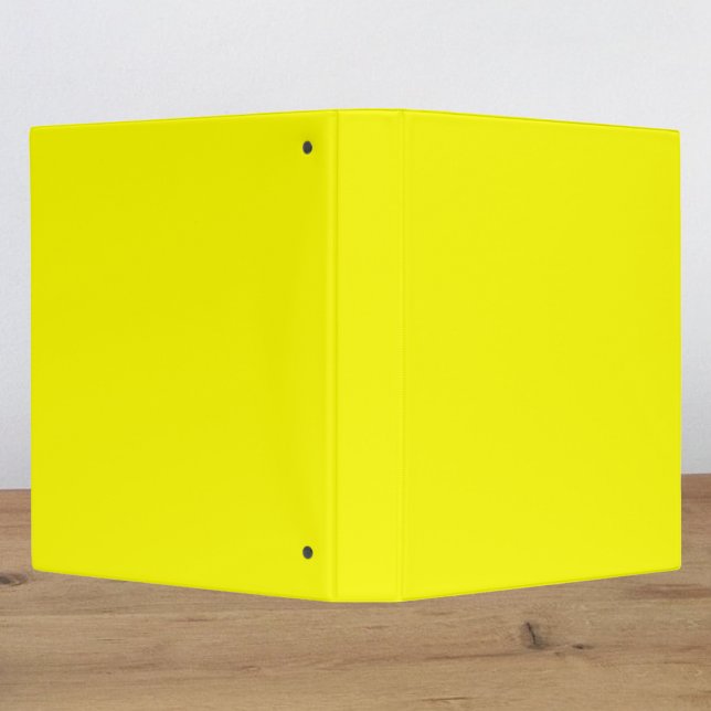 Neon Yellow Solid Colour Binder (Creator Uploaded)