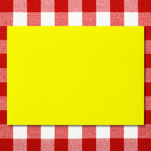 Neon Yellow Solid Colour Envelope