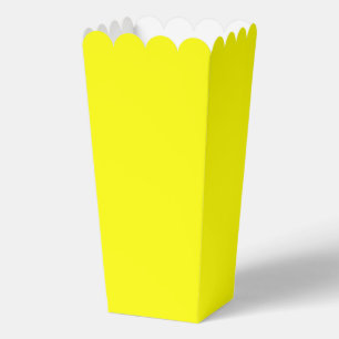 Neon Yellow Solid Colour Favor Box