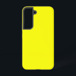 Neon Yellow Solid Colour Samsung Galaxy Case<br><div class="desc">Neon Yellow Solid Colour.
A bold and electrifying shade of bright yellow that instantly captures attention. This vivid hue evokes the radiant warmth of sunlight and the cheerful energy of a sunflower in full bloom. This striking yellow adds a fresh and dynamic flair.</div>