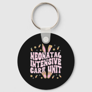 Neonatal Intensive Care Unit Easter Bunny Nicu Nur Keychain