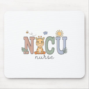 Neonatal Intensive Care Unit Nicu Nurse Giraffe Nu Mouse Pad