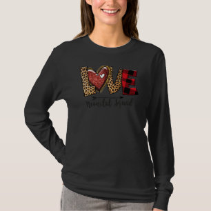 Neonatal Nicu Nurse Valentines Day Love Heart Baby T-Shirt