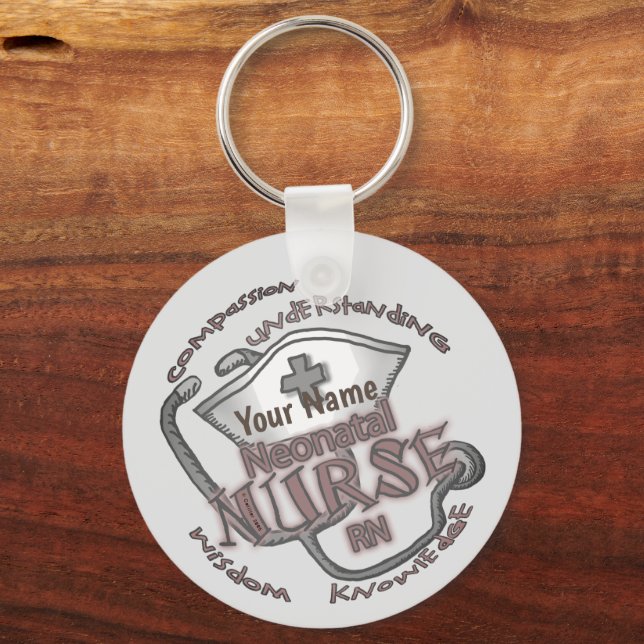 Neonatal Nurse Axiom Keychain (Front)