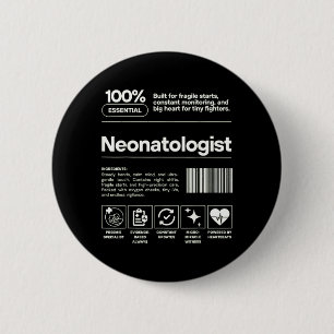 Neonatologist Personalized Neonatology Gift Nicu 2 Inch Round Button