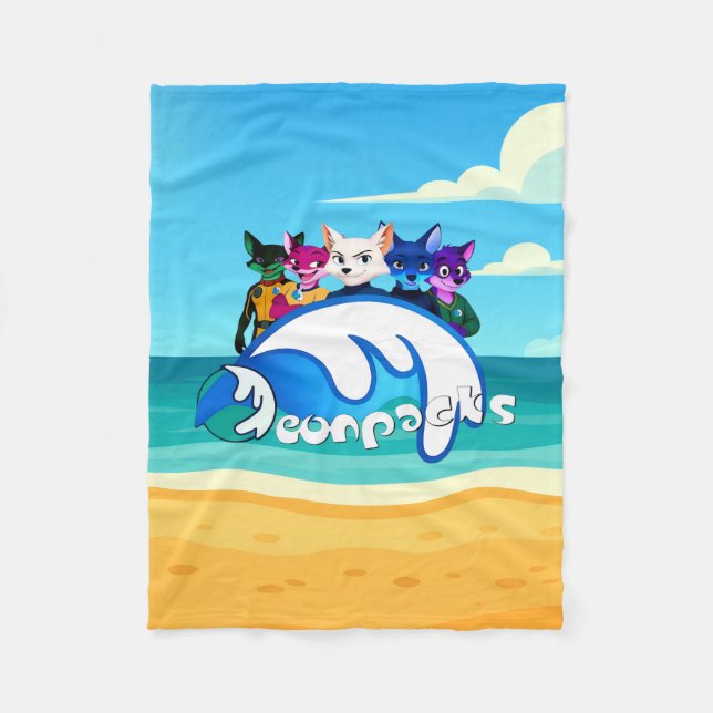 Neonpacks Fleece Blanket (Front)