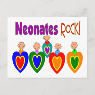 Neontal Nurse Gifts "Neonates ROCK!" Postcard
