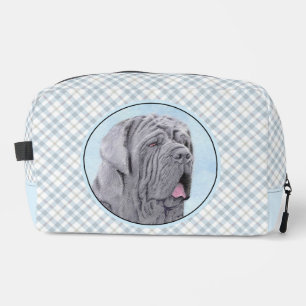 Neopolitan Mastiff Painting Grey Original Dog Art Dopp Kit