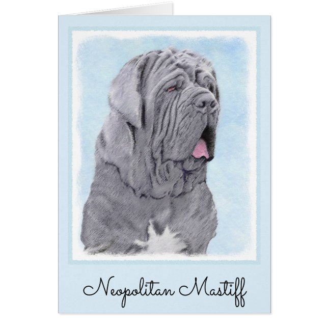 Neopolitan Mastiff Painting - Original Dog Art (Front)