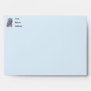 Neopolitan Mastiff Painting - Original Dog Art Envelope