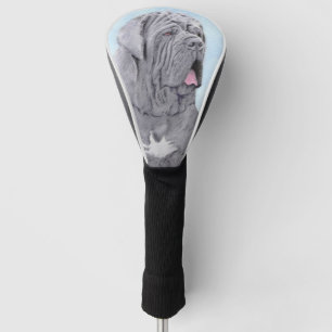 Neopolitan Mastiff Painting - Original Dog Art Golf Head Cover